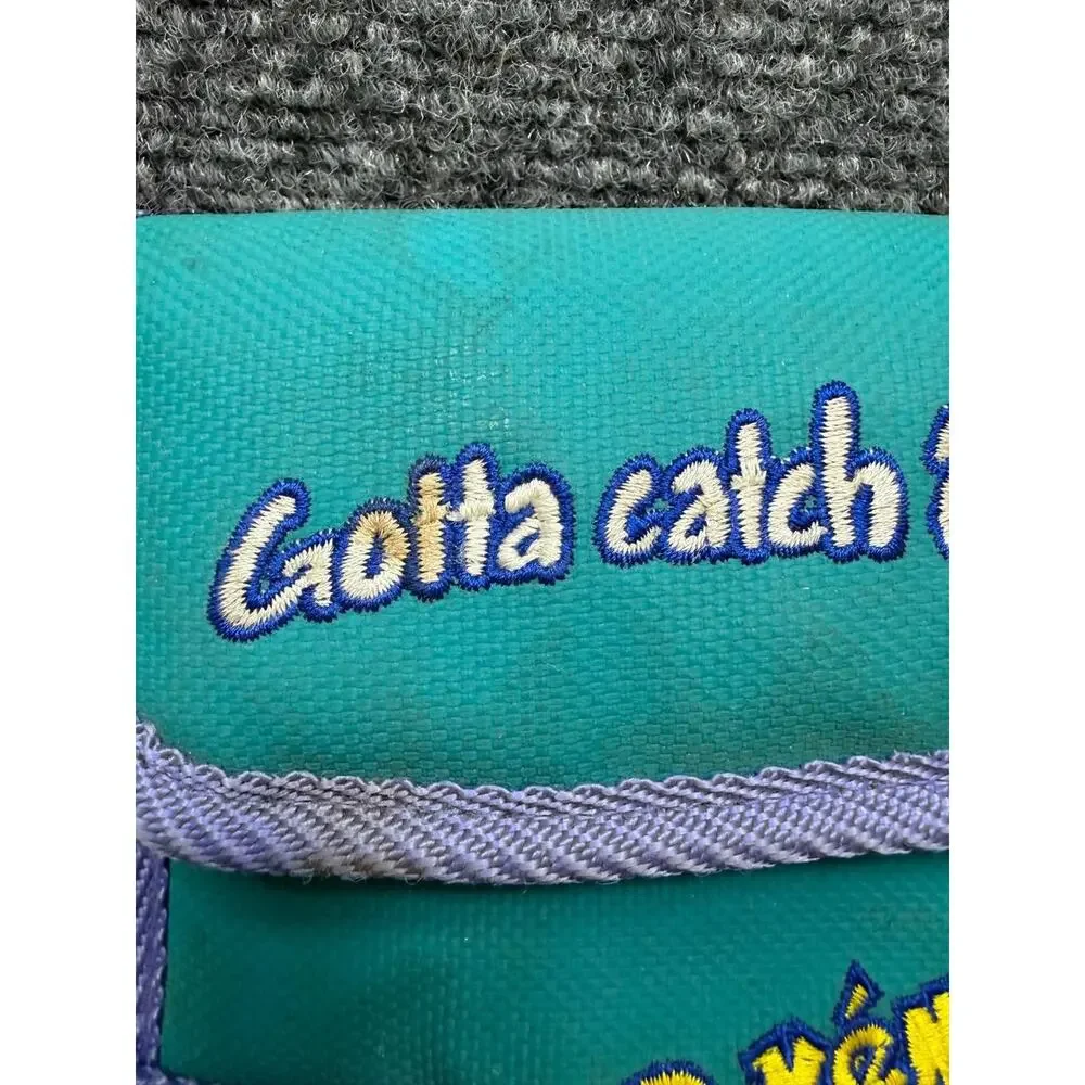 Pokemon Pikachu Kids Shoulder Bag Gotta Catch Em All Blue Vintage